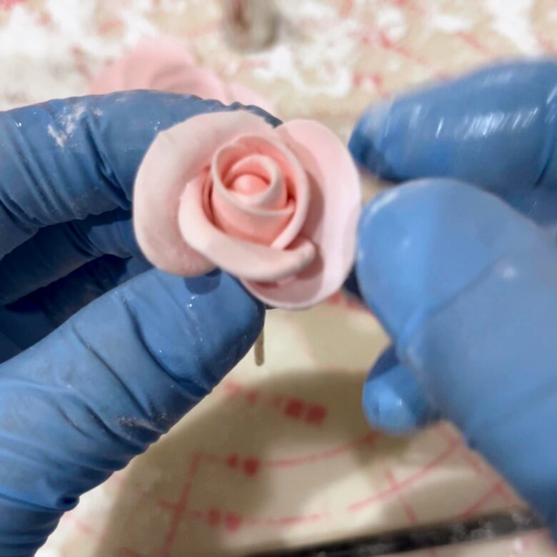 マシュマロフォンダント バラ