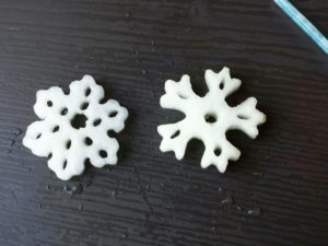 雪の結晶　作り方　簡単