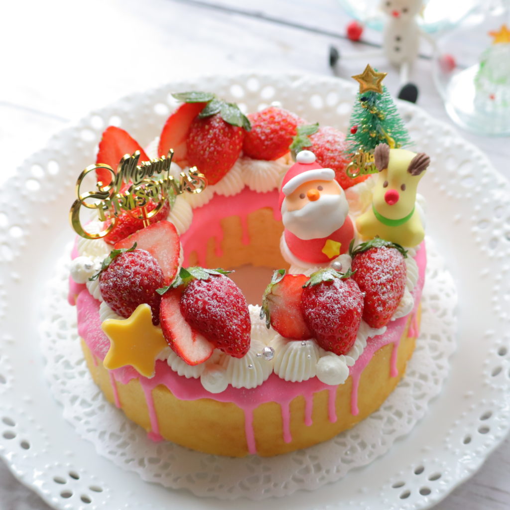 セリア100均クリスマス ケーキ材料 飾りピックやクッキー型 レシピ ダイソーグッズも
