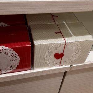 セリア　バレンタイン　箱