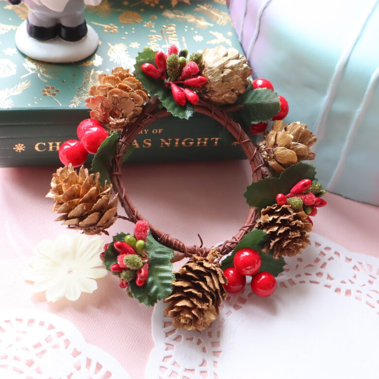 セリア　クリスマスリース