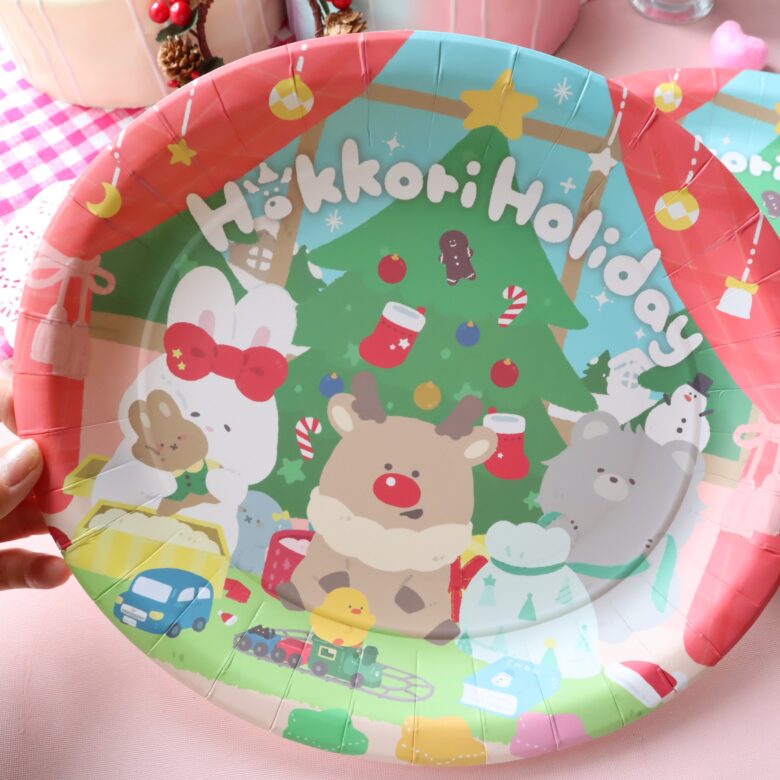 セリアクリスマス 紙皿