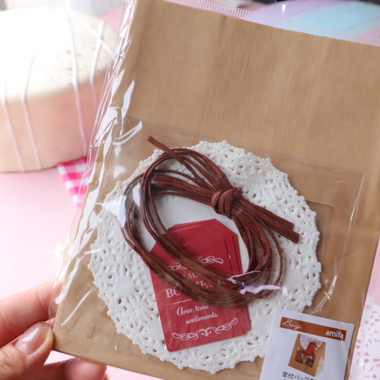 バレンタイン　ラッピング　100均