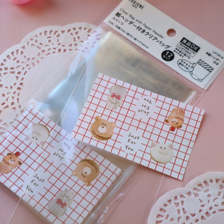 セリア　バレンタイン　ラッピング