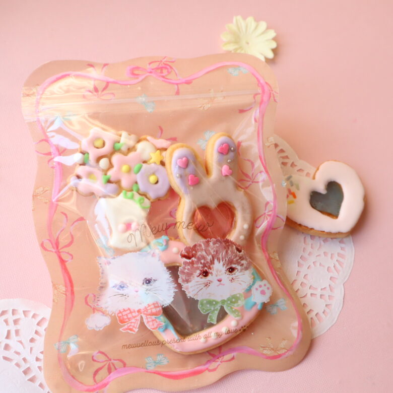 セリア　バレンタイン　ラッピング