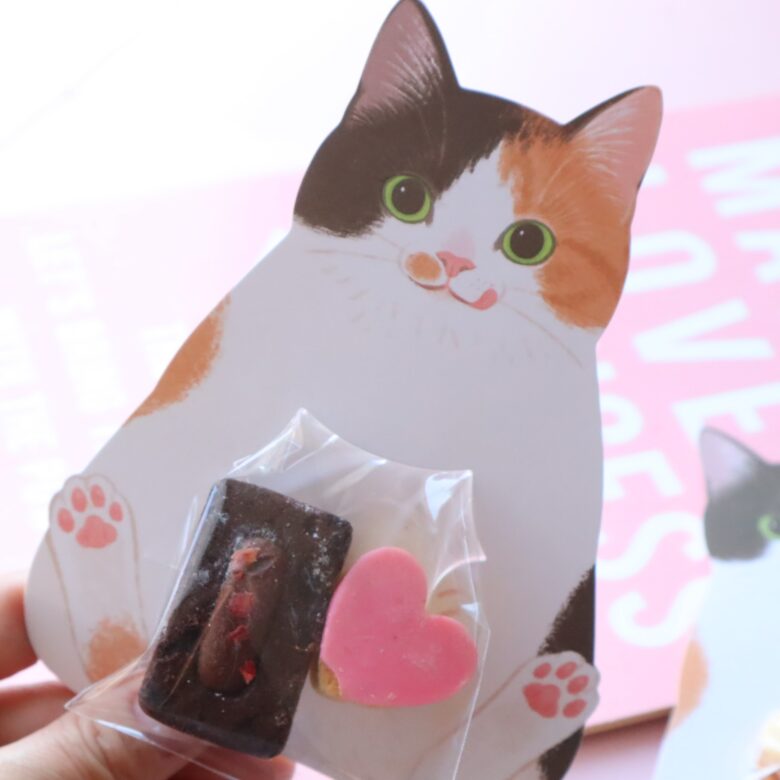 セリア　バレンタイン　ラッピング