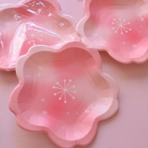 100均　桜　紙皿