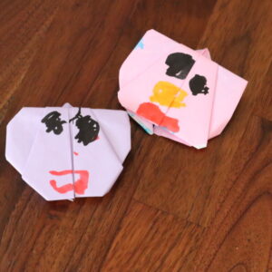 かぼちゃ　折り紙　簡単　3歳児