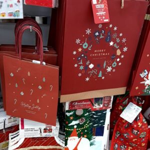 ダイソー　クリスマス　ラッピング袋