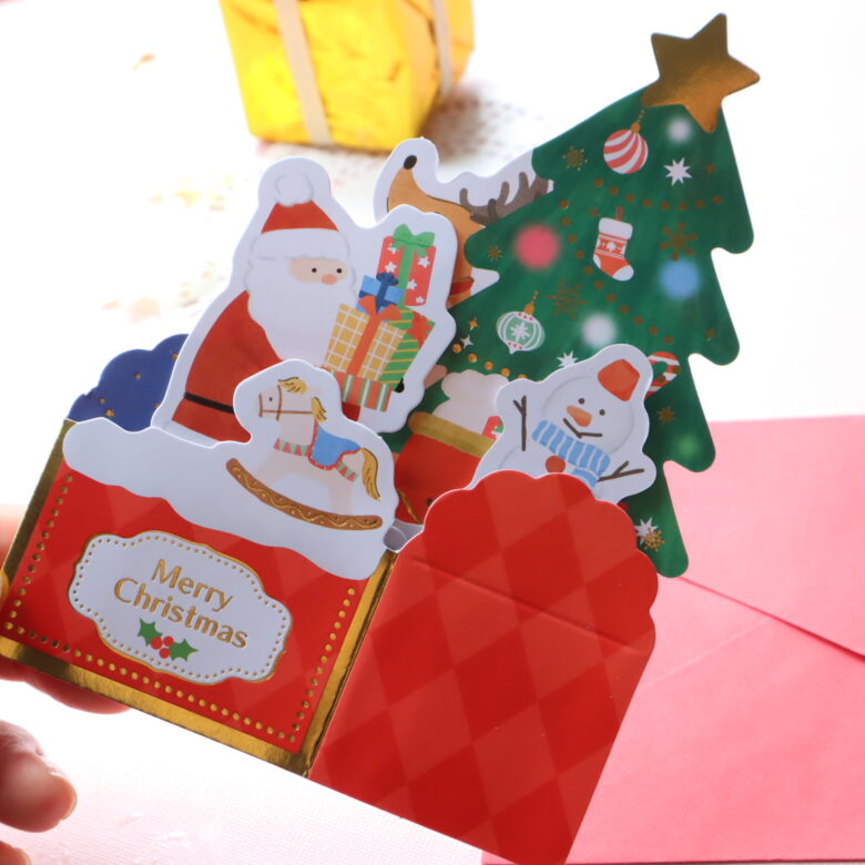 クリスマスカード　100均