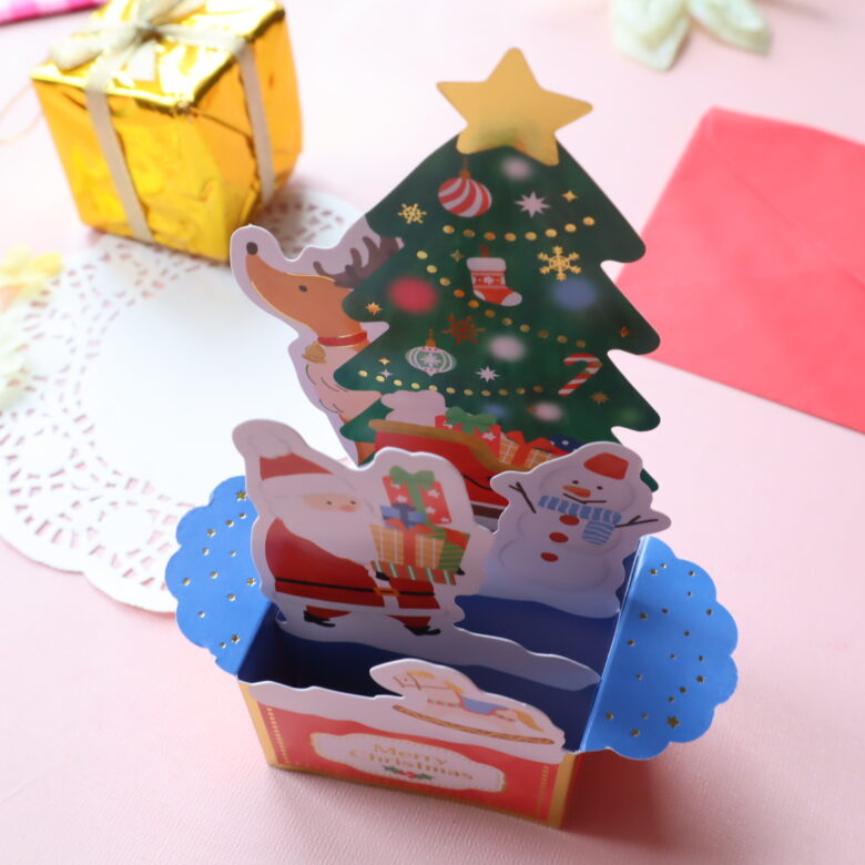 クリスマスカード　ダイソー