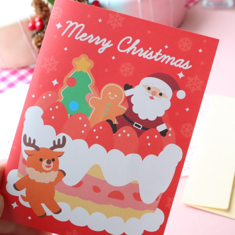 クリスマスカード　ダイソー