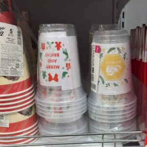 クリスマス　紙コップ