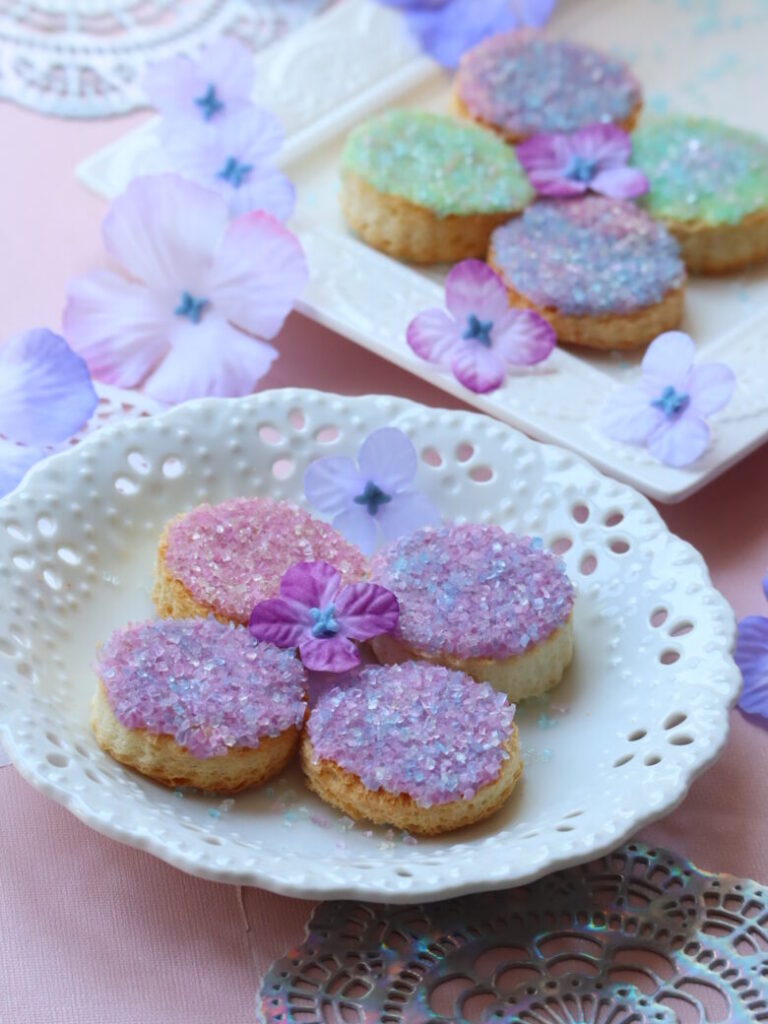 あじさい　お菓子　レシピ