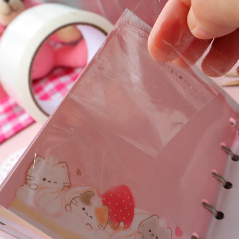 シール帳　くっつかない