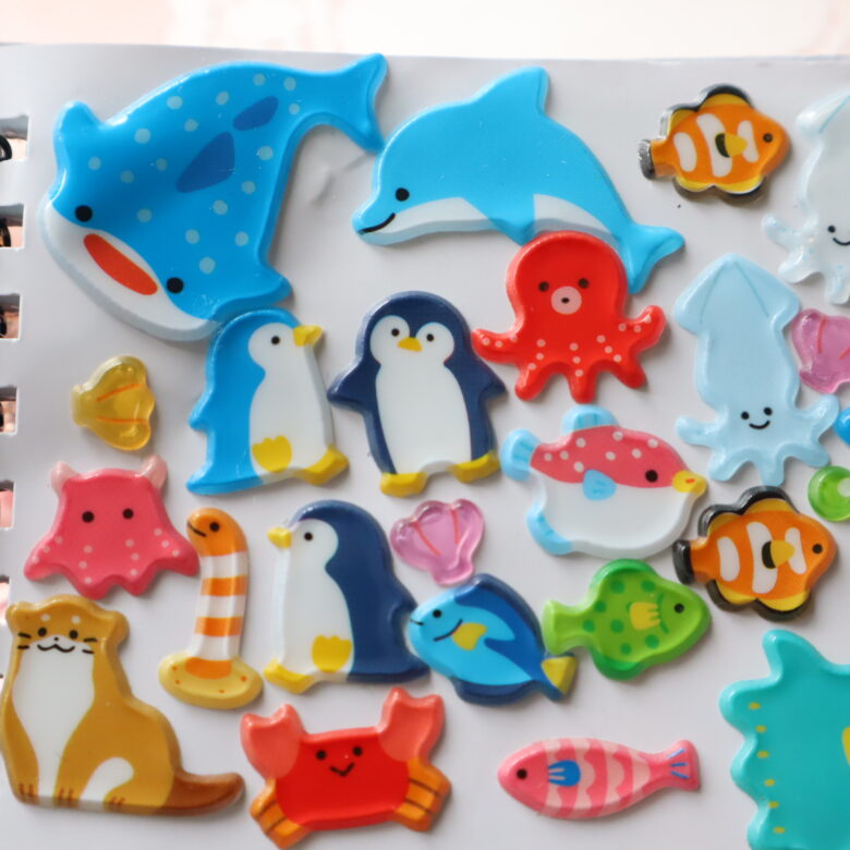 ぷくぷくシール 100均