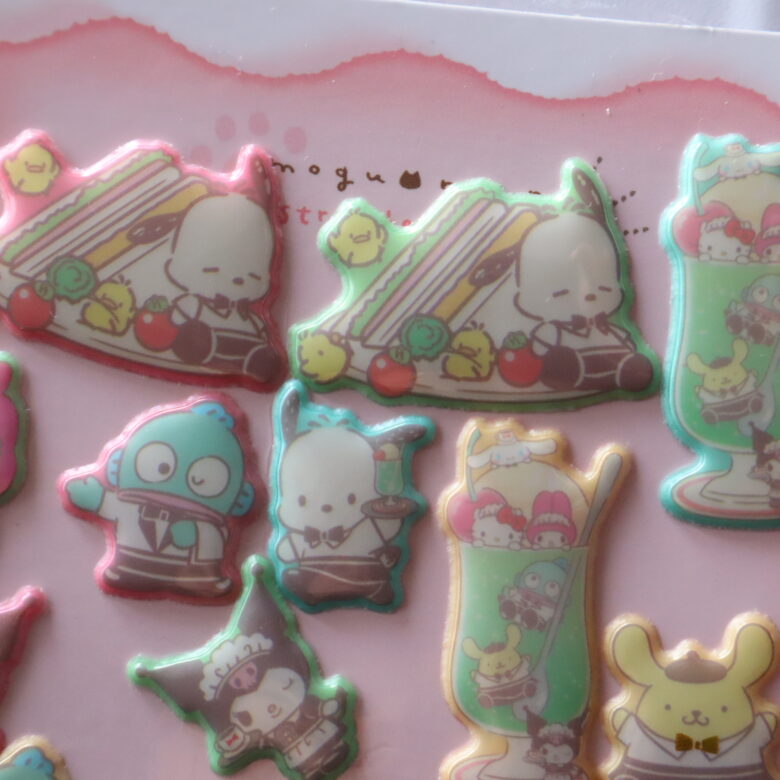 ぷくぷくシール サンリオ 100均